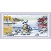 Riolis Siuvinėjimo kryželiu rinkinys "Prie ežero" 27x13 cm SR2328