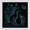 Riolis Kryželio siuvinėjimo rinkinys "Katės. Mėnulio šviesa" 30x30 SR2173