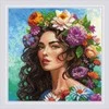Riolis Kryželio siuvinėjimo rinkinys Floral Muse 30x30 SR2254