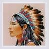 Riolis Kryželiu siuvinėjimo rinkinys "Amazing Women. America" 30x30 cm SR2255