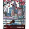 Riolis Kryželiu siuvinėjimo rinkinys - Aine kolekcija „Blooming New York“ 30x40 cm SRA1015