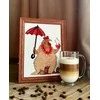 Riolis Kryželiu siuvinėjimo rinkinys - Aine kolekcija "Coffee Break" 15 x 21 cm SRA1005