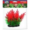 AQUA NOVA plastikinis augalas žalia/raudona 13cm