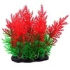 AQUA NOVA plastikinis augalas žalia/raudona 13cm