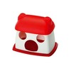 Croci Spa COTTAGE plastikinis namas graužikams 13x12x8cm