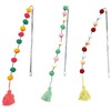 Croci Spa Pompom kačių lazdelė su kamuoliukais 35cm (3)