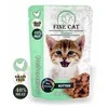 FINE CAT konservas kačiukams su vištiena 100g 22vnt
