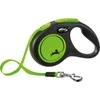 FLEXI New Neon Tape žalias pavadėlis M-5m iki 25kg