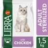 LIBRA CAT STERILIZED pašaras katėms su vištiena 1.5kg