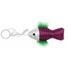 PET NOVA Fish žaislas katei su virvele 10x4cm 3vnt