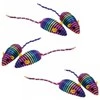 Aqua Nova PET NOVA žaislas katėms spalvotos palytės 2x7cm 3pak.