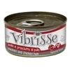 VIBRISSE konservai katėms vištiena/vištienos kumpis padaže 70g 12vnt