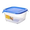 Galicja Curver / Keter CURVER MAISTO KONTEINYS "FRESH&amp;GO" SQUARE 1.2L /Mėlynas/ SKAIDRUMAS
