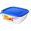 Galicja Maisto laikymo dėžutė CURVER FRESH&amp;GO, mėlynu dangteliu, h7 x 19,5 x 19,5 cm, 1,7 L