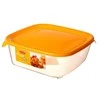 Galicja Curver / Keter CURVER MAISTO KONTEINYS "FRESH&amp;GO" SQUARE 1,7L /Geltonas/ SKAIDRUMAS