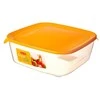 Galicja Curver / Keter CURVER MAISTO KONTEINYS "FRESH&amp;GO" SQUARE 2.9L /Geltonas/ SKAIDRUMAS