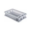 Galicja Indų džiovykla su padėklu CURVER BASIC KITCHEN ACCESORIES, kreminės spalvos, h9 x 26,5 x 42 cm