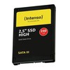 SSD Intenso 240GB SATA3 High 2,5'', 520/500MBs, Atsparus smūgiams, Mažos galios