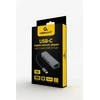 GEMBIRD A-CMU3-LAN-01 USB-C Gigabit tinklo adapteris su 3 prievadų USB 3.1 šakotuvu