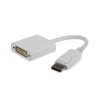 GEMBIRD A-DPM-DVIF-002-W Gembird Displayport kištukas (vyriškas) į DVI (24+5) kištuką (lizdas), baltas