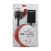 GEMBIRD A-VGA-HDMI-01 VGA į HDMI adapterio kabelis 0.15 m juodas blisteryje