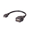 Adapteris microUSB - USB OTG Akyga - 12cm