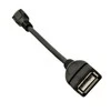 Adapteris microUSB - USB OTG Akyga - 12cm