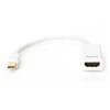Assmann Electronic ASSMANN DisplayPort adapterio kabelis mini DP - HDMI tipas AM/F 0.15m DP 1.1a suderinamas su CE wh