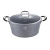 Berlinger Haus Puodas su dangčiu BERLINGERHAUS STONE TOUCH, pilkos sp., ø28 cm