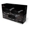 3 GRANITINIŲ KEPUČIŲ RINKINYS 20/24 / 28CM BERLINGER HAUS MOONLIGHT BH-6169