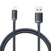 Baseus Crystal Shine kabelis USB į Lightning, 2.4A, 2m juodos spalvos