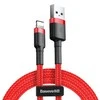 Baseus Cafule kabelis USB Lightning 1.5A 2m - Raudonas