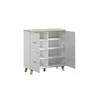 Cama Meble Svetainės Baldų Komplektas - Cama ROCO 2 Juodas/Baltas