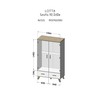 Cama Meble Spinta - Cama Lotta 2D2D Balta Sonoma Ąžuolas