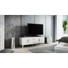 TV staliukas Cama Meble Televizoriaus Stovas - Cama LOTTA 140 Cm Baltas Sonoma Ąžuolas