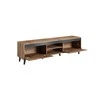 TV staliukas Cama Meble Televizoriaus Stovas - Cama RTV Nord II 170cm Antracito Spalvos
