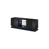 TV staliukas Cama Meble Televizorius - Cama Qiu 160 MDF Juodas Blizgus