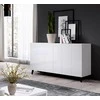 Cama Meble Šoninė Spintelė - Cama 2D Balta Blizgi