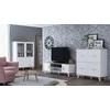 TV staliukas Cama Meble Televizorius - Cama Lotta 160 2D2K Baltas