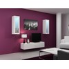Cama TV staliukas VIGO 140 30/140/40 (spalva: balta/blizgi balta)