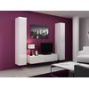 Cama TV staliukas VIGO 140 30/140/40 (spalva: balta/blizgi balta)