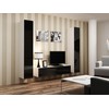 Cama TV staliukas VIGO 140 30/140/40 (spalva: balta/blizgi juoda)