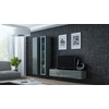 Cama TV staliukas VIGO 140 30/140/40 (spalva: pilka/blizgi pilka)