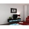 Cama TV staliukas VIGO NEW 30/180/40 (spalva: juoda/blizgi juoda)