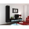 Cama TV staliukas VIGO NEW 30/180/40 (spalva: juoda/blizgi juoda)