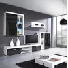Cama Meble Cama hanging display cabinet SAMBA baltas/juodas gloss
