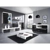 Cama Meble Cama hanging display cabinet SAMBA baltas/juodas gloss