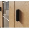 Cama Meble Šoninė Spintelė - Soho S7 120 Cm Lekkas Ąžuolas, Juoda