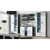 Cama Meble Komoda - Soho S7 120cm Pilka/baltai