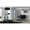 TV staliukas Cama Meble Televizorius stovas - Cama Soho RTV180BI/SZ Balta/Pilka